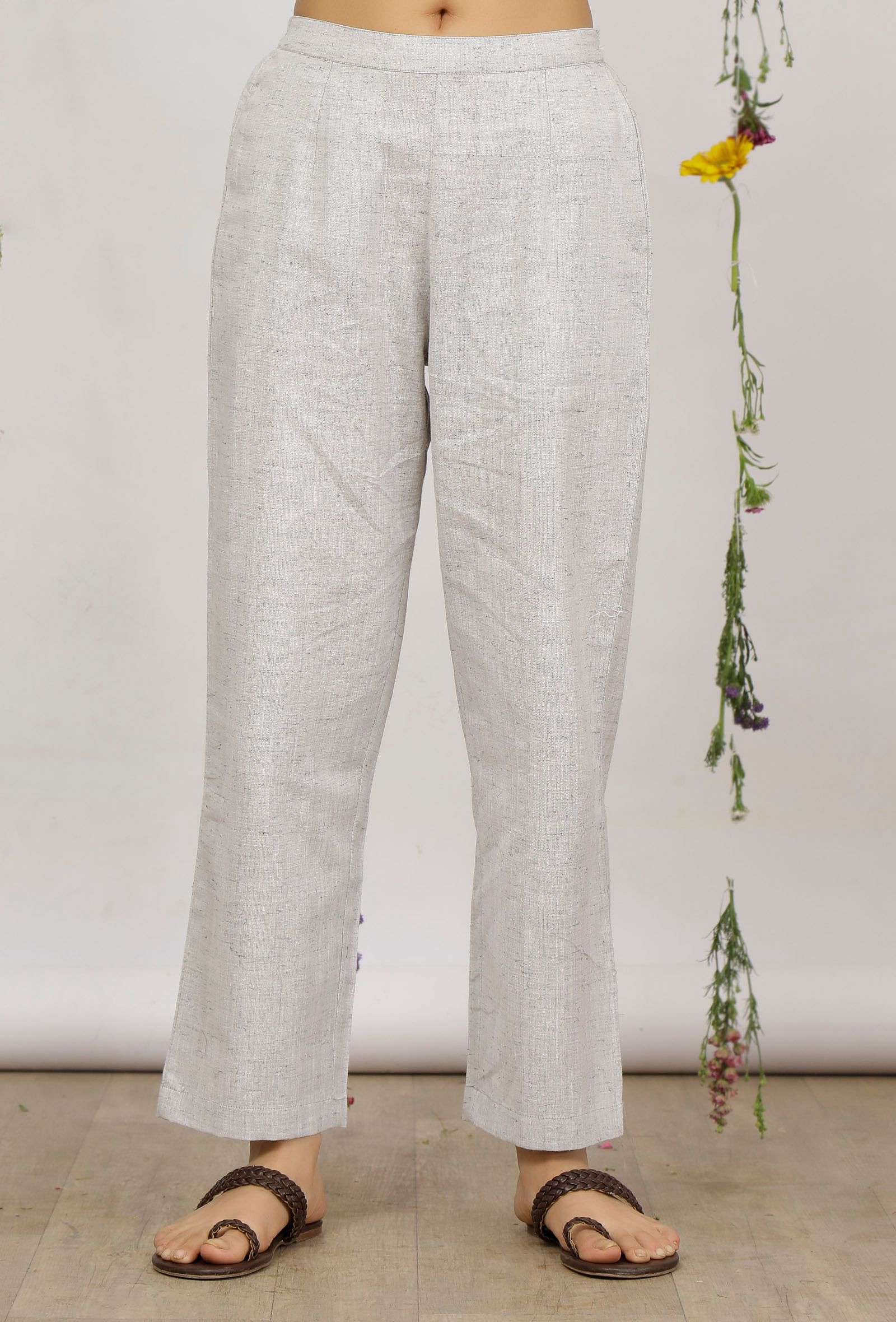 Beige Cotton Khaadi Harem Pants | Women trousers design, Trouser pants  pattern for women, Cotton pants women